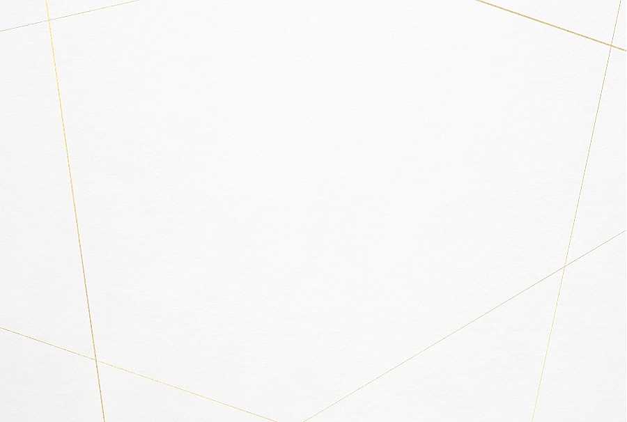 Abstract white background with geometric golden lines.